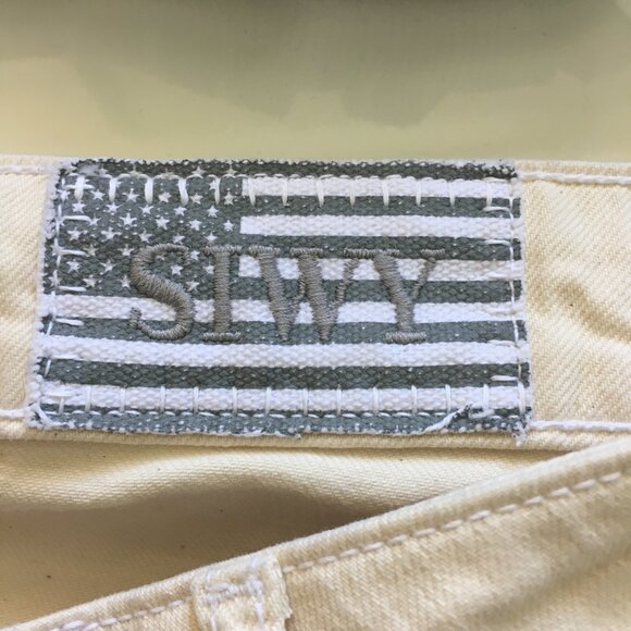 NWT Siwy Jean Womens Straight Leg Size 27 Lynn Milkshake Mid Rise Stretch - Picture 6 of 13